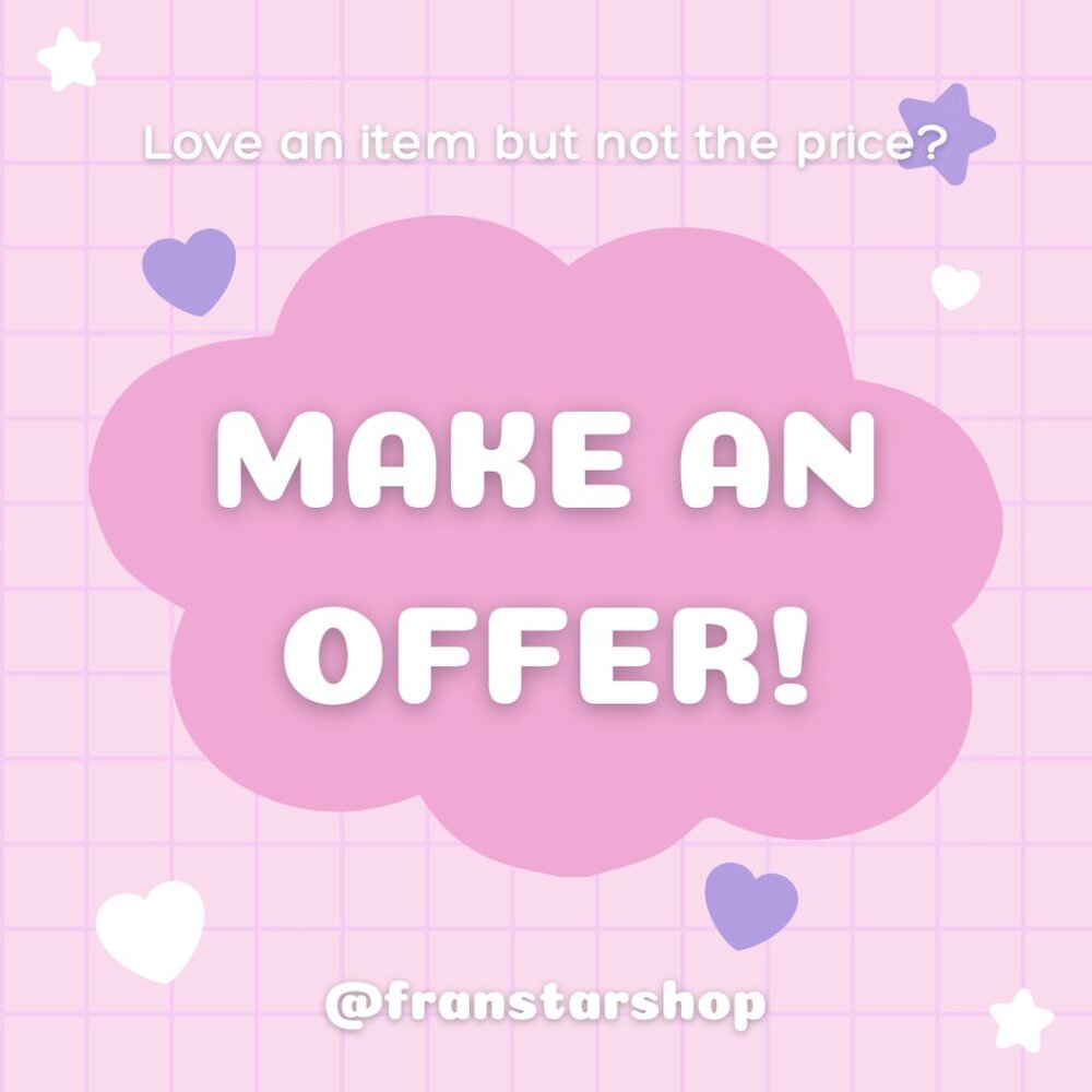 I am open to all reasonable offers.  See details below!